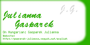 julianna gasparek business card